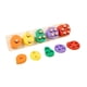 thumbnail image 1 of Clasificador de formas de madera Juguete de emparejamiento de formas de madera Juguete sensorial educativo Montessori fruta A, 1 of 9