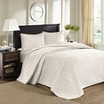 thumbnail image 1 of Madison Park Quebec Ensemble de Couvre-Lit 3 Pcs, Queen, Ivoire, 1 of 5