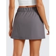 thumbnail image 2 of CRZ YOGA 4-way Stretch A Line Skirts for Women High Waitsted Tennis Work Drawstring Skort with Pockets, 2 of 4