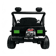 thumbnail image 4 of Xuanlur Electric Go Kart for Kids Ages 3-6, Crazy Cart w/4 Non-Slip EVA Wheels, Adjustable Seat, Metal Frame, 4.8 MPH Max Speed, 12V Outdoor Ride on Toy, Folder Go Kart, Bluetooth & Lights, Green, 4 of 7