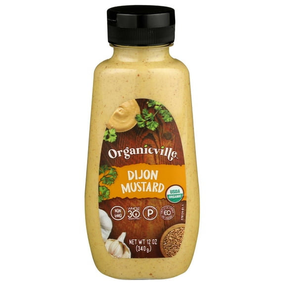OrganicVille Dijon Mustard, 12 Ounce - 12 per case.