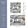 thumbnail image 2 of Yayeee Toggle Light Switch Wall Plate 2-Gang 4.56"x4.48" Decorative Outlet Cover, Snowy Winter, 2 of 7