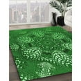 thumbnail image 2 of Ahgly Company Indoor Square Patterned DarkGreen Area Rugs, 8' Square, 2 of 6