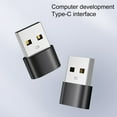 thumbnail image 2 of HomeLife Type-C OTG Adapter Connector Fast Charging Aluminum Alloy USB to Type-C Converter for Laptop PC Computer, 2 of 12