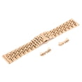 thumbnail image 2 of Correa de reloj de longitud ajustable Reemplazo de correa de reloj de acero inoxidable para relojero Oro rosa 24 mm / 0,94 pulgadas, 2 of 8