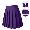 thumbnail image 6 of Mini Skirts for Women High Waist Pleated A Line Skirts Summer Causal Solid Loose Skirts, M, 6 of 7