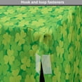 thumbnail image 4 of Clover Dog Crate Cover, Simple Repetitive Shamrock Leaves Luck Pattern, Easy to Use Pet Kennel Cover Small Dogs Puppies Kittens, 7 Sizes, Fern Green Lime Green, by Ambesonne, 4 of 6