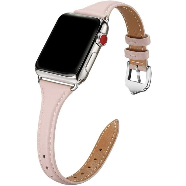 WFEAGL Leather Bands Compatible with Apple Watch Band 38mm