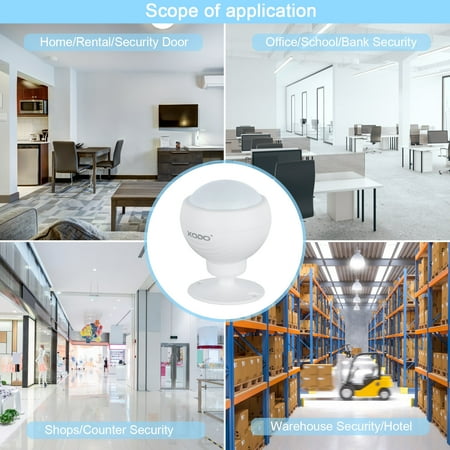 XODO Smart Home System 1080p Camera Kit, Wifi, Motion Sensor, Night Vision, Door Window Sensor App Controlled - PK1