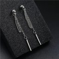 thumbnail image 4 of paire De Boucles D'oreilles Bateau En Plaqu Argent Borla, Boucles D'oreilles Mode, Boucles D'oreilles Pour Femme, 4 of 5