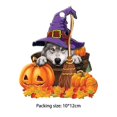 thumbnail image 7 of Halloween Pumpkin Car Home Pendant Auto Interior Decoration Car Hanging Ornament Car Rearview Mirror Pendant for Home Bedside Office Style D, 7 of 7