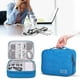 thumbnail image 2 of Azul-Impermeable Bolsa de almacenamiento de cables Organizador universal Acolchado grueso Accesorios electrónicos duraderos Bolsas de organización Estuches para discos duros Cargador Tarjetas de memoria Rojo Verde, 2 of 5