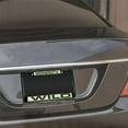 thumbnail image 2 of Minnesota Hockey Wild Black Metal Laser Cut License Plate Frame, 2 of 6