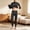 Dark Gray, variant on Frnrwgo Men's Thermal Underwear Set Fleece Lined Stand Collar Long Sleeve Base Layer XXS-XXL for Winter