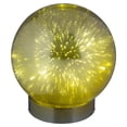 thumbnail image 1 of Truu Design Decorative Round Gold Glass Starry Lamp, 1 of 3