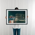 thumbnail image 3 of Downtown Warsaw - Warsaw New York Photography Nightlife Street Photography Cityscape Architecture Vintage Winter Snow Black Framed Wall Art Print 12 x 16 inches, 3 of 8