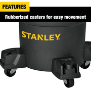 STANLEY 6 Gallon 4 Peak HP Poly Wet Dry Vacuum SL18116P