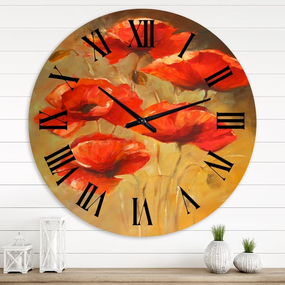 Designart 1 in Traditional Wall Clock