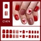 thumbnail image 1 of Pisexur Belleza Maquillaje Uñas postizas cortas y brillantes para San Valentín, uñas acrílicas con forma de corazón, uñas postizas artificiales (24 unidades)para mujeres y hombres, 1 of 8