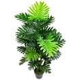 thumbnail image 3 of Northlight Potted Philodendron Selloum Artificial Plant - 47", 3 of 9