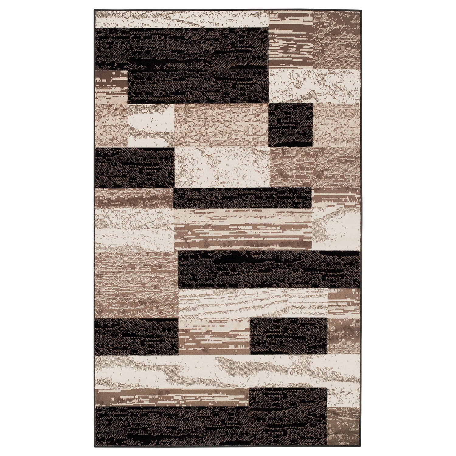BNM Rockwood Area Rug or Runner, 8' x 10', Chocolate