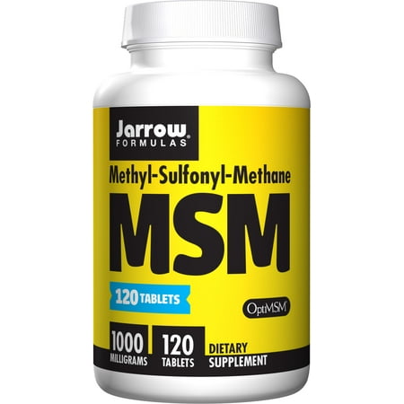 2 Joint Support Formula - Jarrow Formulas, MSM, Joint Bone and Beauty Support, 1000mg, 120 Tablets