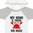 thumbnail image 4 of Inktastic Mimi and Papa Love Me Crab Boys or Girls Baby Bodysuit, 4 of 5