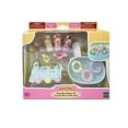 thumbnail image 2 of Calico Critters Triplets Ensemble de bain pour bébé, maison de poupée avec 3 figurines et accessoires, 2 of 5