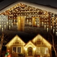 thumbnail image 1 of Led Icicle String Lights 10M 62LED Waterproof Electricity Operated Decoration Indoor Outdoor Garden Wedding Party, 1 of 5