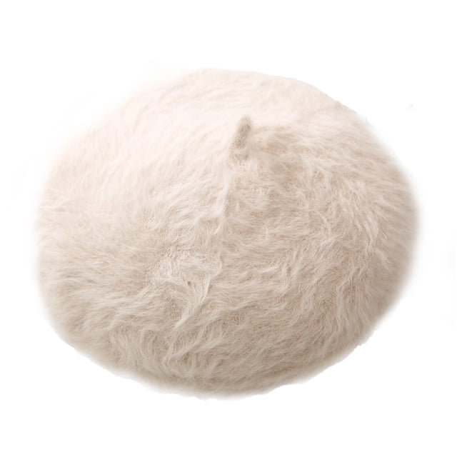 Sonducket Gorros de piel de boina, sombrero clásico de estilo coreano, tocado romántico de otoño, ropa de fiesta, suministros de ropa para mujeres y Sombreros beige Sonducket AP010201-11B