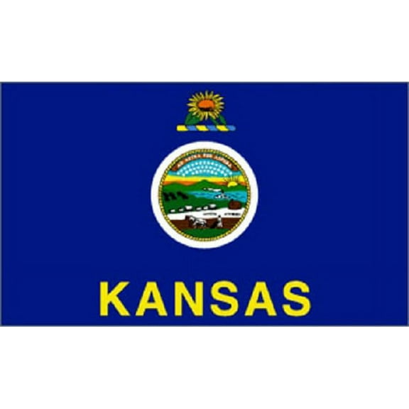 3x5 Kansas Flag 3' x 5' State Banner Indoor Outdoor KS