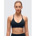 thumbnail image 2 of CRZ YOGA Butterluxe V Neck Racerback Sports Bra For Women, 2 of 6