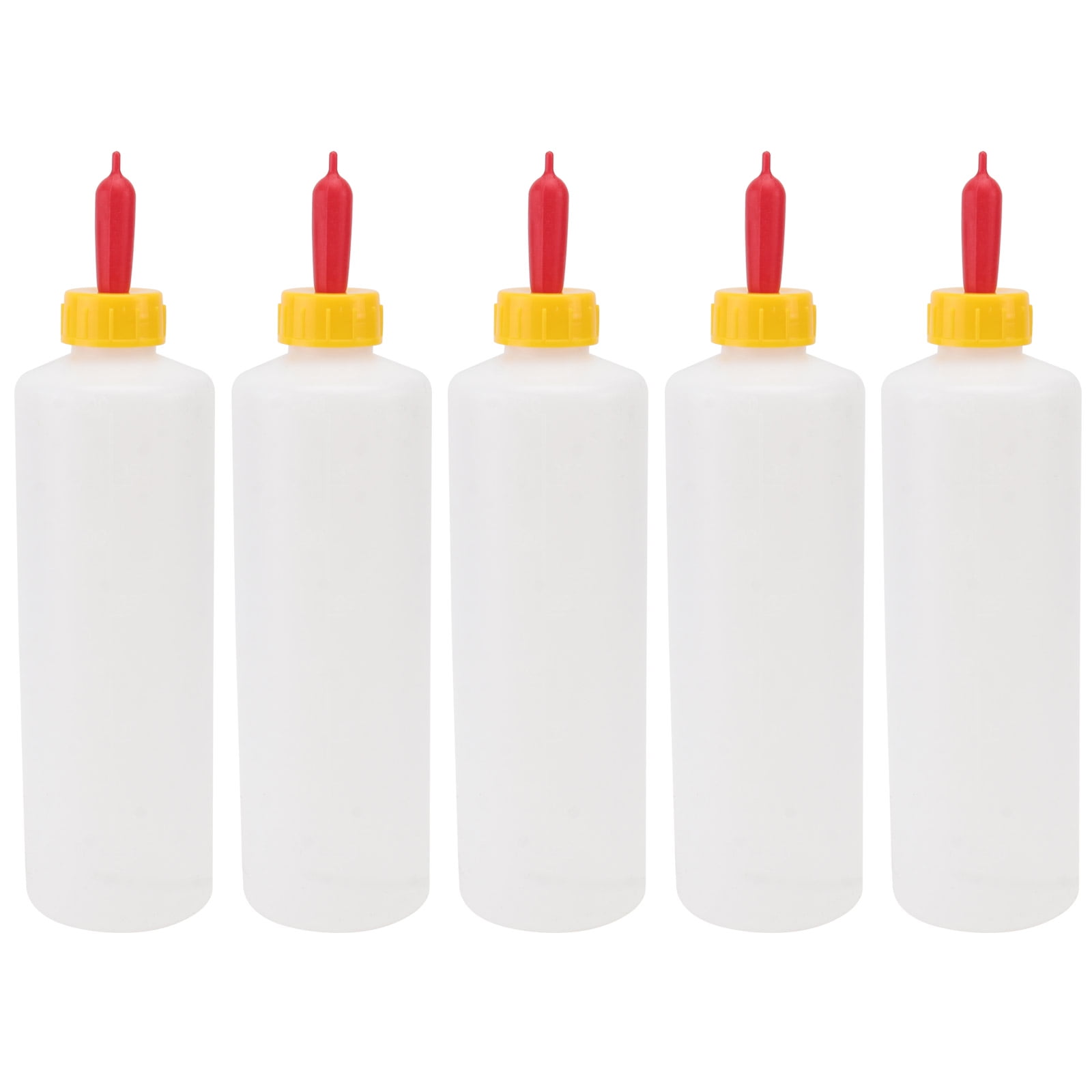 5 Sets 400ml Young Livestock Feeding Bottle Plastic Small Animal Milk