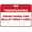 Warning Sign 5, variant on Warning Notice Must Be at Least 21 Years Old to Enter Sign - 8"x12" Metal Sign