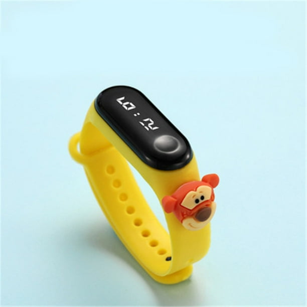 new Reloj digital led a prueba de agua para niños de dibujos animados de regalo Gao Jiahui unisex