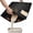 Black, variant on OKYWHOP Jumbo Cat Litter Mat, EVA Honeycomb Trapping Mat, 30"x 24" Gray, Urine & Waterproof, Scatter Control With Handle, Easy To Clean, Less Waste, Soft On Paws