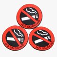 thumbnail image 4 of Peggybuy 10PCS No Smoking Sign Car Warning Smoking Rubber Sticker Door Window Decal, 4 of 5