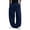 Navy, variant on Dwelliawo Men's Baggy Sweatpants Wide Leg Lounge Sweat Pants with Pockets Navy M