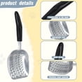 thumbnail image 3 of Cat Litter Scoop, Aluminum Alloy Sifter, Kitty Metal Scooper, Deep Shovel, Long Handle, Poop Sifting, 3 of 7
