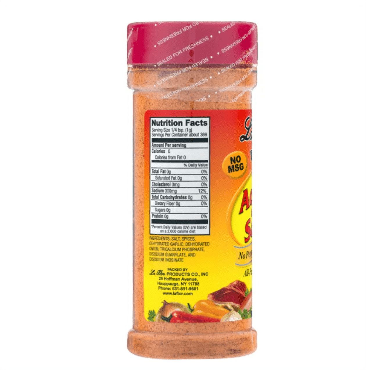 La Flor Adobo Con Sazon Seasoning, 13 oz Bottle