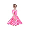 thumbnail image 2 of Girls Dress Vintage Pink White Polka Princess Birthday Party 6 Years, 2 of 6
