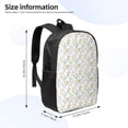 thumbnail image 2 of Disketp Floral School Backpack, Lightweight Basic Middle School Bookbags 17 Inch Casual Daypack for Student College, Travel or Outdoor, 2 of 6