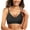 Black, variant on ,Women's Push up Wireless Bras Soft Supportive Seamless Bra Comfortable Smoothing Bralettes White XXL