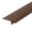 Brown, variant on Outwater T-Molding 1-1/2 Inch White Flexible Polyethylene Off-Set Barb Tee Moulding 12 Foot Coil