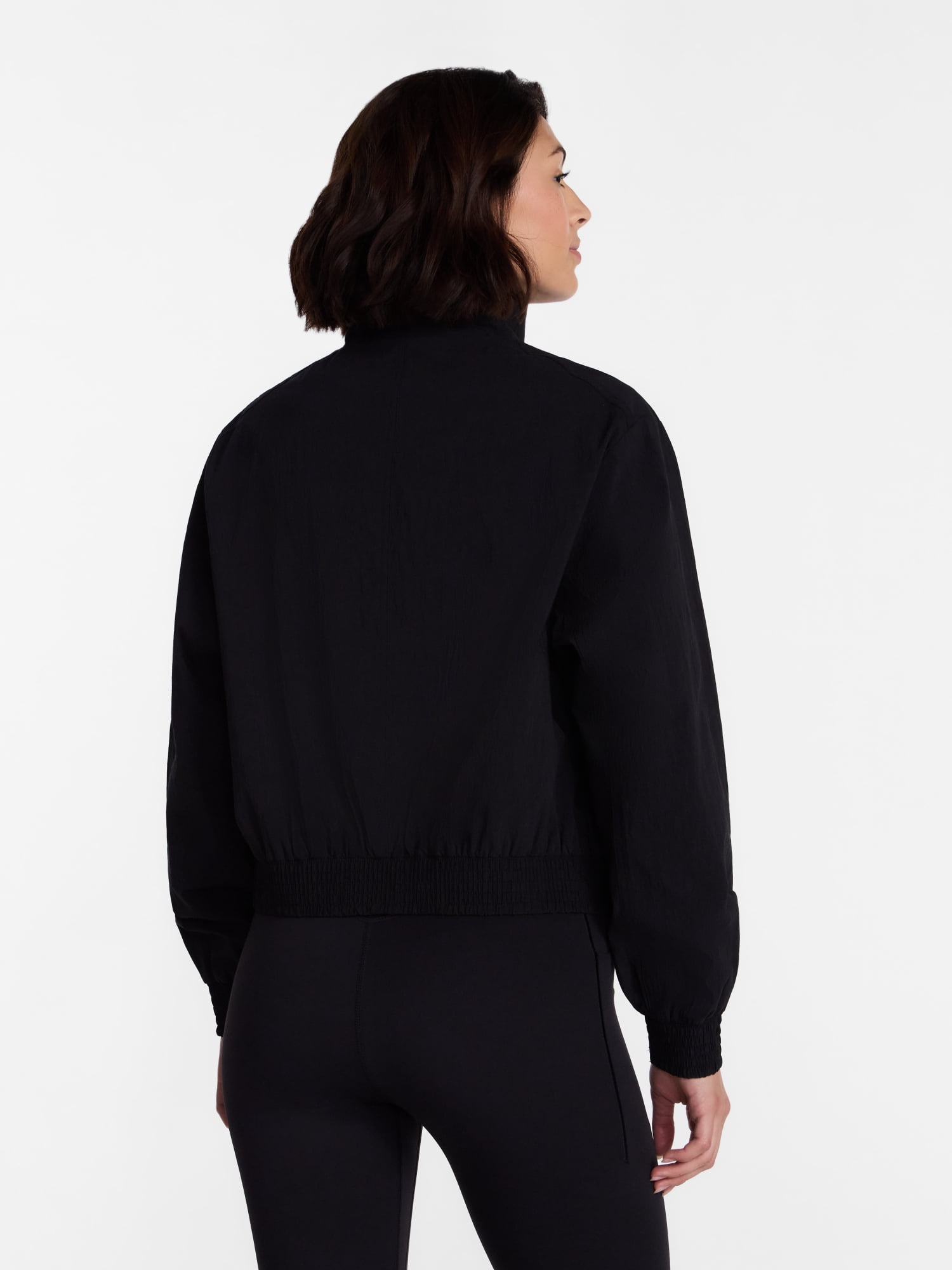 Avia Women's Funnel Neck Jacket with Long Sleeves, Sizes XS-XXXL