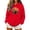 T-Red halloween costumes for women, variant on DIOAZUD Halloween Sweatshirts Women Spooky Ghost Graphic Pullover Hoodies Stretch Loose Fit Long Sleeve Sweater Tops Halloween Costumes