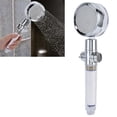 thumbnail image 4 of Cabezal De Ducha Turboalimentado, Rotación De 360°, Cabezal De Ducha Con Hélice De Rosca G1/2 De Plástico Elegante Para Ahorrar Agua ZAQW Galvanizar, 4 of 8