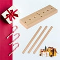 thumbnail image 6 of Bow Maker for Ribbon and Wreath, Wooden Bow Making Tool for Christmas Bows Gift Wrapping Wreath Bows Trims Decorations Hair Bows Party Decor, 6 of 8