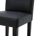 thumbnail image 5 of CHITA 25 inch Bar Stools Set of 2, Faux Leather in Black, 5 of 7