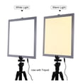 thumbnail image 3 of 1200LM 15/15in/38x38 Cm LED Photography Shadowless Bottom Light Lamp Panel Dimmable For 40cm Photo Studio Shoot Tent Box ,Easy to Use, 3 of 5